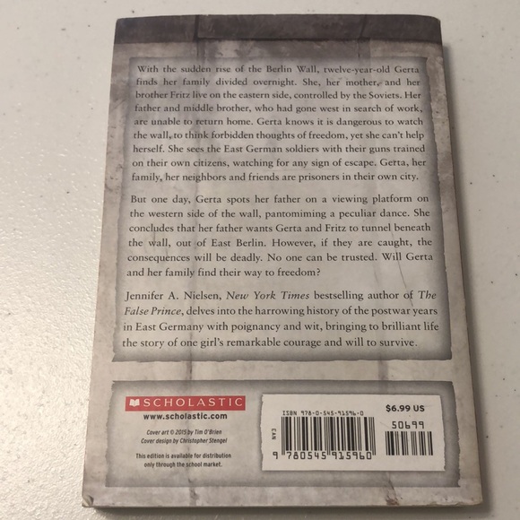 A Night Divided by Jennifer A. Nielsen Paperback - Picture 2 of 9